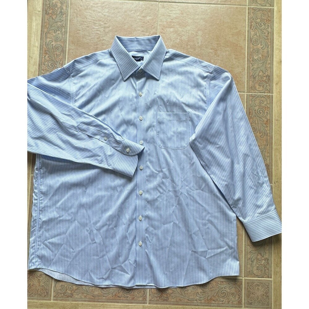 PROPER CLOTH  Non‎ Iron stripped  cotton shirt Men size 2X-3X -New No tags